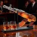Gifts for Men Dad, Guns Whiskey Decanter Set for Men