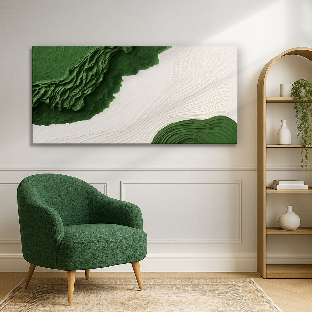 Green Rivers Abstract Wall Art IX, photo 5 of 10
