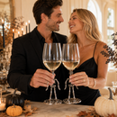 Stemmed Skeleton Wine Glass Set of 2