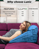 Cover Set Only for LX8 2 Layers, Ocean Blue, Pillows and Foam not Included
