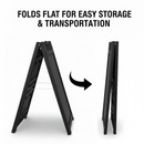 A Frame Sign Deluxe 24"x36" Plastic BICGS-2401-W White