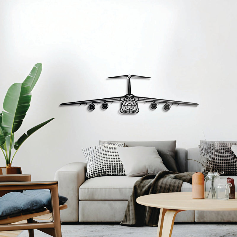 C5 Galaxy Front Metal Aircraft Wall Art - NCP0037