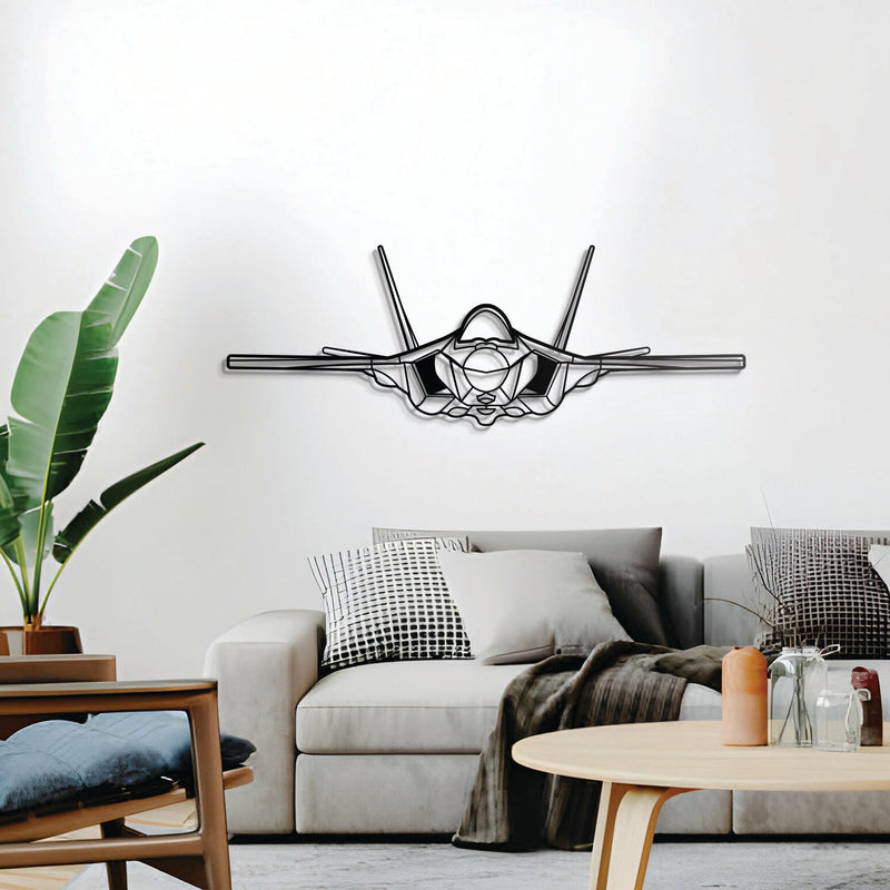 F-35A Lightning II Front Metal Aircraft Wall Art - NCP0223