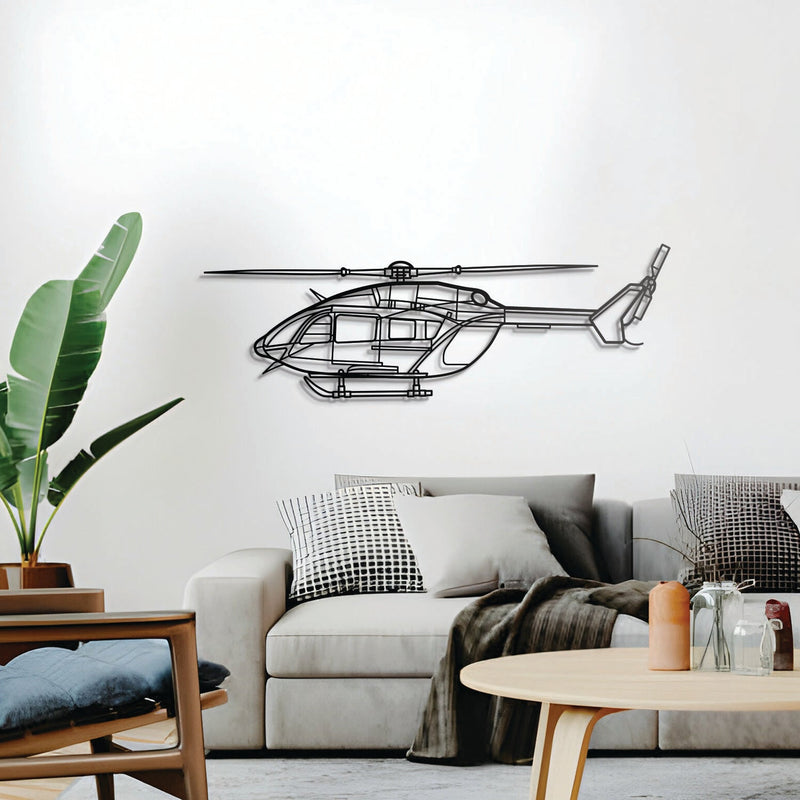 EC-145 Metal Aircraft Wall Art - NCP0220