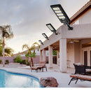 4 pack 200W solar street lights 25000 lumens