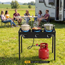 3 Burner Propane Stove 240000 BTU Outdoor Camping Grill by LJGDeals