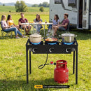 3 Burner Propane Stove 240000 BTU Outdoor Camping Grill by DirectDeals