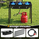 3 Burner Propane Stove 240000 BTU Outdoor Camping Grill by DirectDeals