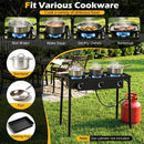 3 Burner Propane Stove 240000 BTU Outdoor Camping Grill by LJGDeals