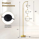 3-Circle Dimmable LED Floor Lamp with Foot Pedal Switch 3 Color Temperatures by LJGDeals