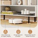 3 Cubby TV Stand for TVs up to 70 Inch with Open Storage Compartments by LJGDeals