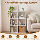 3-Cube Bookcase with Anti-Tipping Kits - White