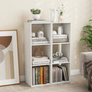 3 Cube Bookshelf with Back Guardrail for Living Room Bedroom by LJGDeals