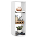 3 Cube Bookshelf with Back Guardrail for Living Room Bedroom by LJGDeals