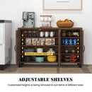 3-Door Buffet Sideboard with Adjustable Shelves and Anti-Tipping Kits by LJGDeals