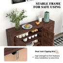 3-Door Buffet Sideboard with Adjustable Shelves and Anti-Tipping Kits by LJGDeals
