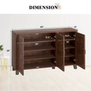 3-Door Buffet Sideboard with Adjustable Shelves and Anti-Tipping Kits by LJGDeals
