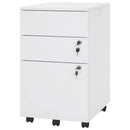 3 Drawer Filing Cabinet Locking Pedestal Desk by LJGDeals