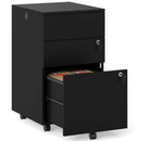 3 Drawer Filing Cabinet Locking Pedestal Desk by LJGDeals