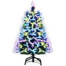 3 Feet Fiber Optic Christmas Tree with Branch Tips and Topper Star by LJGDeals