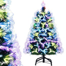 3 Feet Fiber Optic Christmas Tree with Branch Tips and Topper Star by LJGDeals
