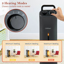 1500W Oil Filled Space Heater with 3-Level Heat by LJGDeals