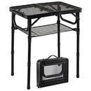 3-Height Folding Picnic Table with Large Storage Net and Handle by DirectDeals