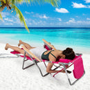3-IN-1 Foldable Beach Chair with Footrest and Adjustable Backrest by LJGDeals