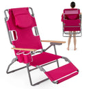 3-IN-1 Foldable Beach Chair with Footrest and Adjustable Backrest by LJGDeals