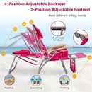 3-IN-1 Foldable Beach Chair with Footrest and Adjustable Backrest by LJGDeals