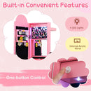 3 In 1 Kids Jewelry Cabinet Freestanding Jewelry Armoire with 3-Color Lighted Mirror by LJGDeals