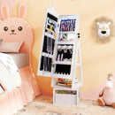 3 In 1 Kids Jewelry Cabinet with 3-Color Lighted Full Length Mirror by LJGDeals