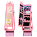 3 In 1 Kids Jewelry Cabinet with 3-Color Lighted Full Length Mirror