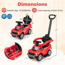 3-In-1 Licensed Ford Push Car for Toddlers by DirectDeals