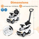 3-In-1 Licensed Ford Push Car for Toddlers by LJGDeals