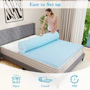 3 Inch Gel-Infused Memory Foam Mattress Topper with Removable Cover by LJGDeals