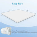 3 Inch Gel-Infused Memory Foam Mattress Topper with Removable Cover by LJGDeals