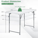 3-Level Height Adjustable Folding Table by LJGDeals
