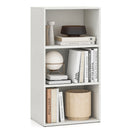 3 Open Shelf Bookcase Modern Storage Display Cabinet-Black by DirectDeals