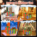 3 PCS Christmas Lighted Gift Boxes Set Decoration with 52 Pre-lit LED Lights by LJGDeals