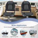 3-Pack Folding Boat Seats with 28D Soft Sponge Padding-Black by LJGDeals