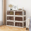 3-Pack Stackable Storage Bins with Lids with 5 Opening Ways-18 Gal