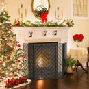 3-Panel Metal Foldable Fireplace Screen with Metal Mesh by DirectDeals