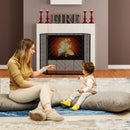 3-Panel Metal Foldable Fireplace Screen with Metal Mesh by DirectDeals