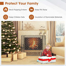 3-Panel Metal Foldable Fireplace Screen with Metal Mesh by LJGDeals