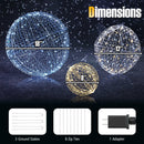 3 Pcs Lighted Christmas Balls Large Standing/Hanging Metal Sphere Lights with 435 LEDs by DirectDeals
