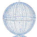 3 Pcs Lighted Christmas Balls Large Standing/Hanging Metal Sphere Lights with 435 LEDs by DirectDeals