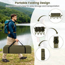 3 Person Folding Camping Chair with 2 Cup Holders Cotton Padding & Storage Bag by LJGDeals