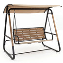 3-Person Porch Swing with Adjustable Canopy by LJGDeals