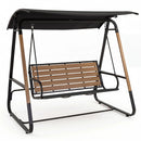 3-Person Porch Swing with Adjustable Canopy by LJGDeals